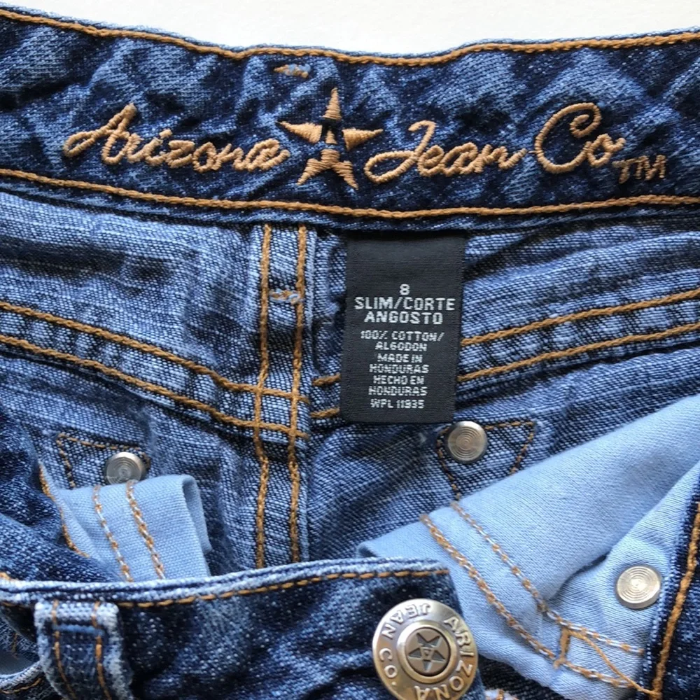 Arizona Jean Co. Girls Slim Denim Shorts - Picture 4 of 7